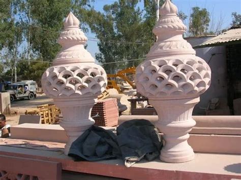 Marble Round Stone Lamp Post For Outdoor 10m At Rs 8000piece In