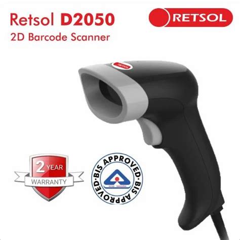 Handheld Retsol D D Barcode Scanner Wired Corded At Best Price