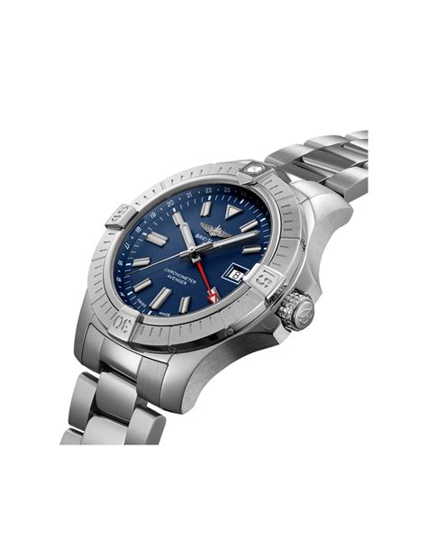 Montre Breitling Avenger Automatique Cadran Bleu Bracelet En Acier