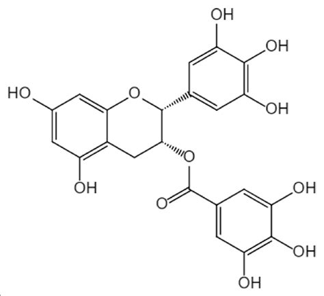 Chemical Structure Of Epigallocatechin 3 Gallate Download Scientific