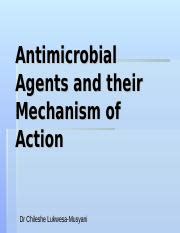 Antimicrobial Agents and their Mechanism of Action-lecture.ppt ...