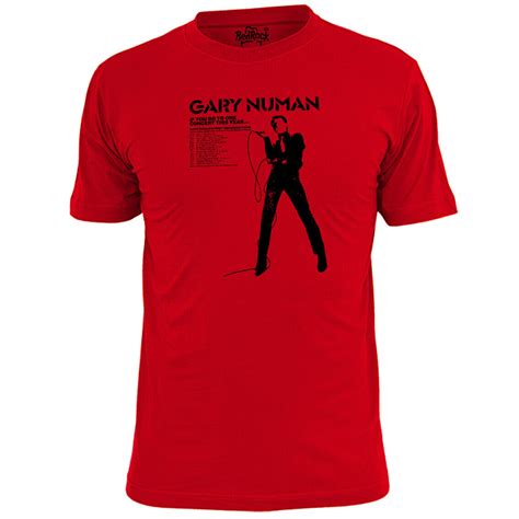 Mens Gary Numan Tour Poster T Shirt Electronic EBay