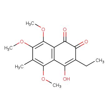 Naphthalenedione Ethyl Hydroxy Trimethoxy Methyl