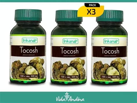 Tocosh En Cápsulas 100 Caps X 500 Mg Pack X3 Cuotas sin interés