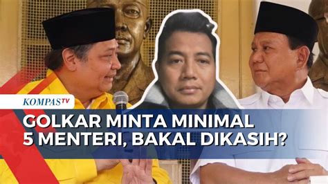 Analisis Pakar Soal Prabowo Kabulkan Permintaan Jatah Minimal 5 Menteri