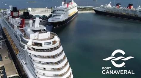 Port Canaveral Shares Awesome Video Of 3 Disney Ships In Port Together Dcl Fan Disney Cruise