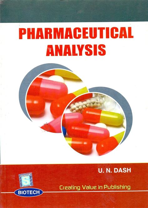 Pharmaceutical Analysis Dash U N 9788190909907 Books