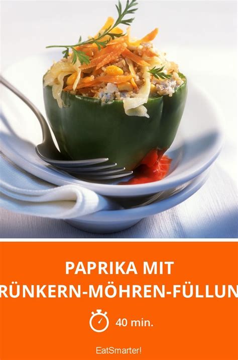 Paprika Mit Gr Nkern M Hren F Llung Rezept Gef Llte Paprikaschoten