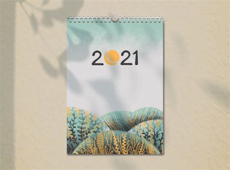 Wall calendar 2021 on Behance