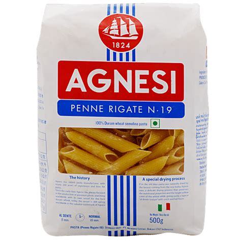 Buy Agnesi Pasta Le Penne Rigate N 19 500 Gm Pouch Online At Best