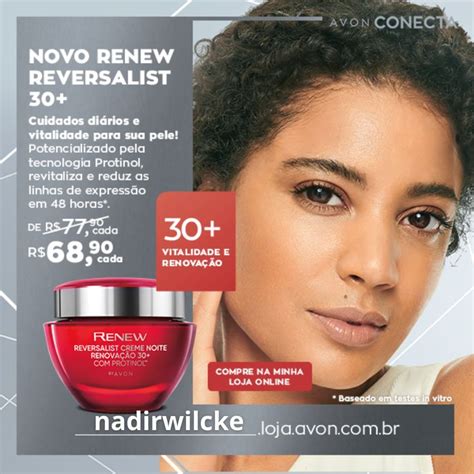 O Creme Facial Renew Reversalist Noite Renova O Potencializado Por