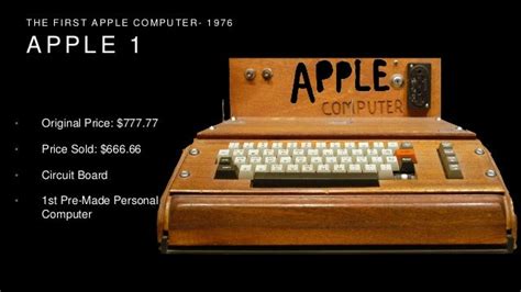 The History of Apple Computers