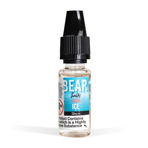 Bear Salts 10ml Nic Salt Guava Ice Eco Vape Wholesale