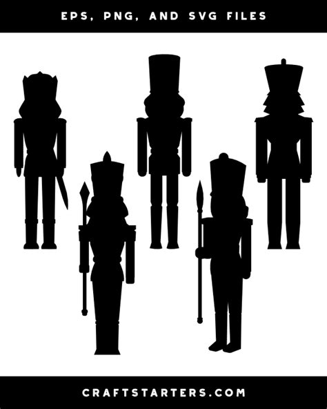 Christmas Nutcracker Silhouette Clip Art