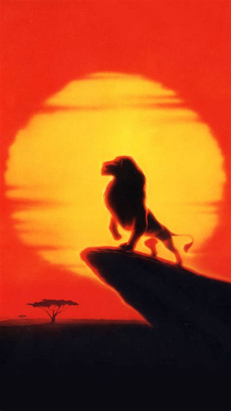 Lion King Sunset Wallpaper