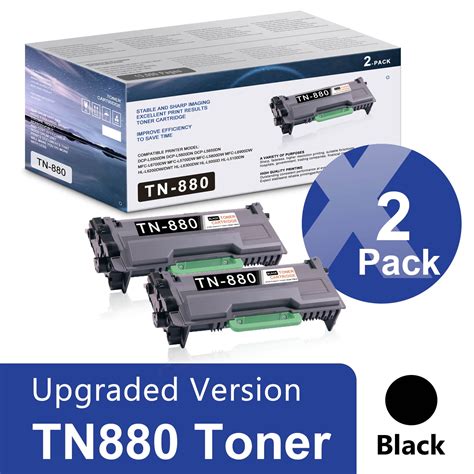 Tn Black Extra High Yield Toner Cartridge Tn Pack Replacement