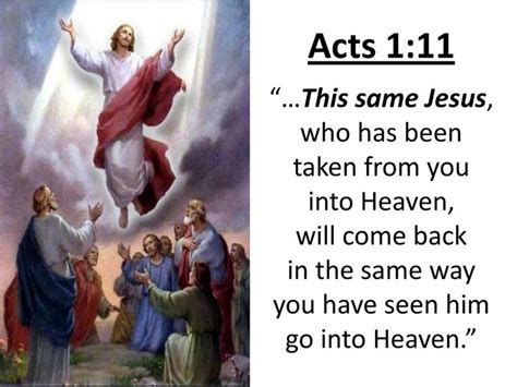 The Ascension And Return Of Jesus Jesus Bible Ascension Of Jesus