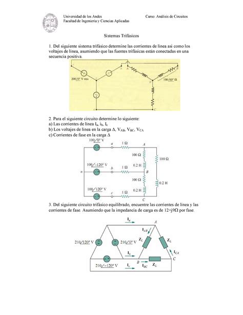 Ejercicios Circuitos Trifásicos Studocu