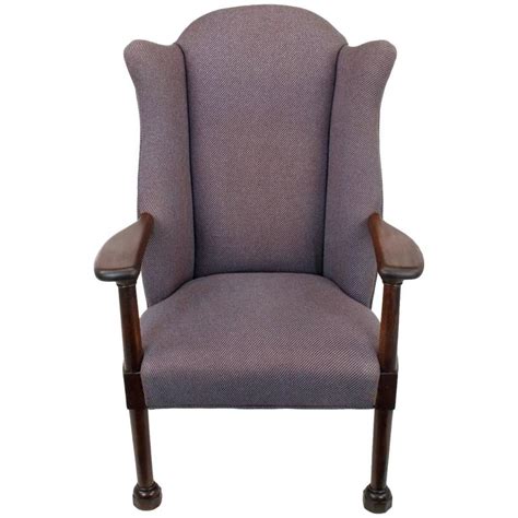 Late 1800s English Arts And Crafts Open Arm Wingback Chair At 1stdibs