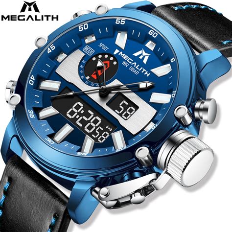 Megalith Reloj Deportivo De Cuarzo Para Hombre Cron Grafo De Pulsera