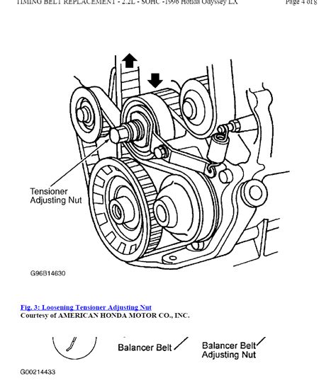 Replacing Timing Belt On 1996 Honda Odyssey Need To Know How To Line Up Markings Need Diagrams