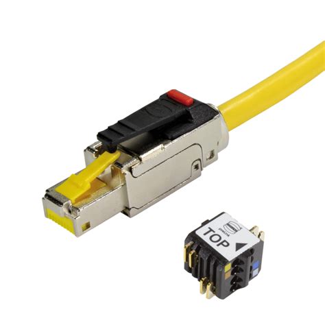 Harting Prelink Cat6a Profinet Rj45 Industrial Plug For Awg 22 23 S