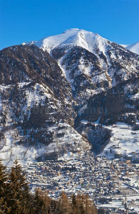 Mountains Ski Resort Bad Hofgastein Austria Stock Image Image Of