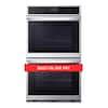 LG 9 4 Cu Ft Smart Double Wall Oven With Fan Convection Air Fry In