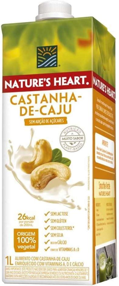 Natures Heart Bebida Vegetal Natures Heart Castanha De Caju 1l