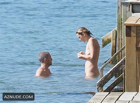 Marion Cotillard Naked With Guillaume Canet As They Enjoy A Romantic Dip In The Ocean AZNude