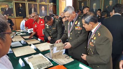 Incorporación Como Miembro De Honor Del Señor Comandante General Del Ejército Del Perú General