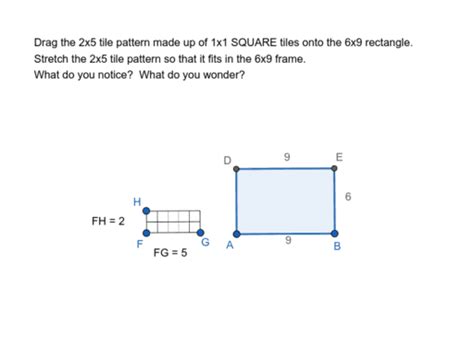 Tile Pattern Stretch X To X Frame Geogebra