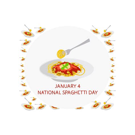 National Spaghetti Day Vector, Spaghetti, National Spaghetti Day, Pasta PNG and Vector with ...