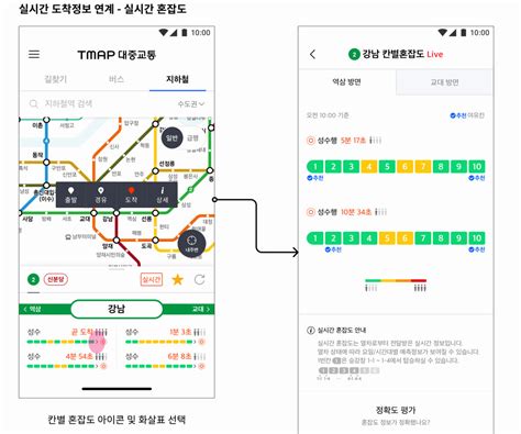 서울교통공사·skt·티맵모빌리티 운행 중인 열차의 데이터를 기준으로 ‘실시간 지하철 칸별 혼잡도 안내 서비스 시작