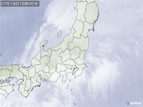 過去の気象衛星東日本2022年07月19日 日本気象協会 Tenkijp