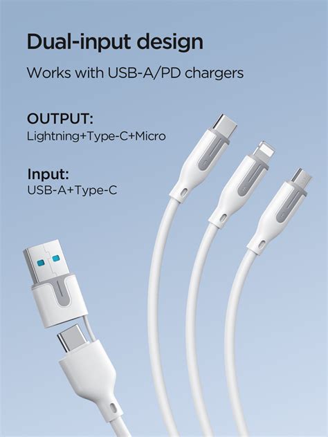 Joyroom S T A M A Usb A Type C To Lightning Type C Micro