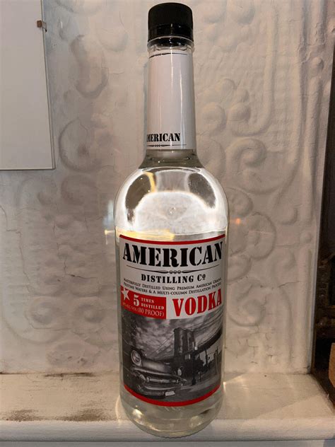 Vodka American Distilling Co California