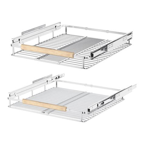 Extendable Slide Out Cabinet Organizer Pull Out Pantry Shelves Drawers