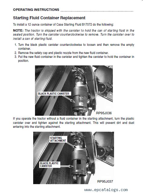 Case 7210 7250 Tractors PDF Set Of Operator S Manuals