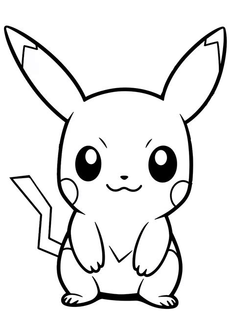 Pikachu Todas Las Páginas Para Colorear De Pokémon Dibujos Para Colorear Para Niños