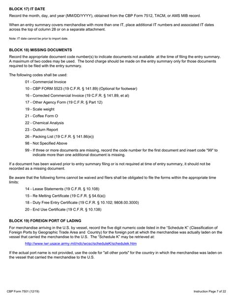 Cbp Form 7501 Fill Out Sign Online And Download Fillable Pdf Templateroller