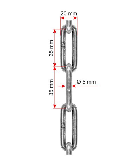 Rundstahlkette Mm Din Langgliedrig Rundstahlkette Din