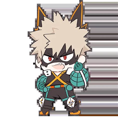 Telegram Sticker From Bakugou Katsuki Pack