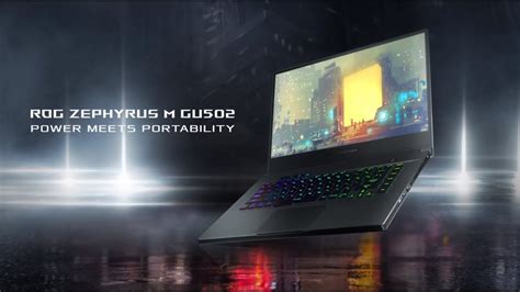 Rog Zephyrus M Gu Power Meets Portability Rog Youtube