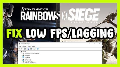 How To FIX Rainbow Six Siege Low FPS Drops Lagging YouTube