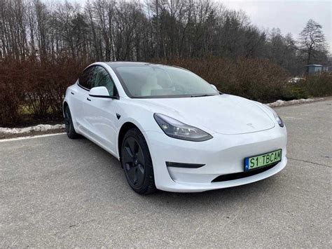 Tesla Long Range Wn Trze Blac White Elektryk Wynajem L Sk