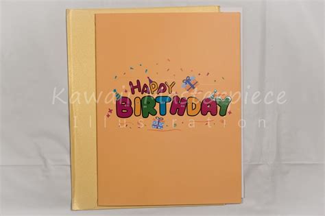 3D POP UP Happy Birthday Cards Happy Birthday Birthday 3D - Etsy