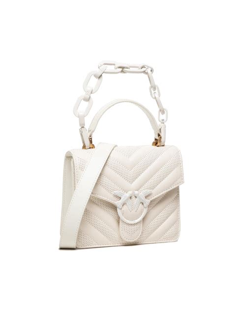 Pinko Handtasche Love Mini Top Handle V Quilt Lase Pe Pltt P Kb