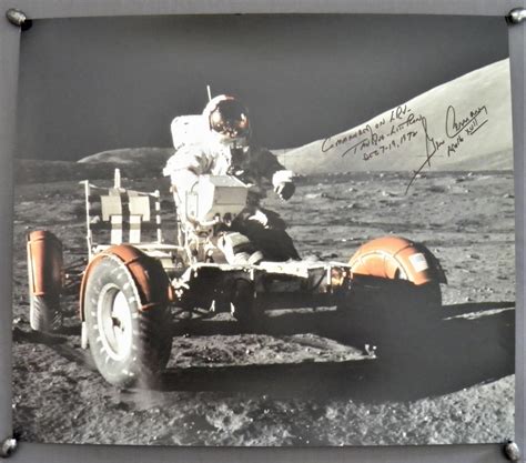 Gene Cernan On The Lunar Surface With Lunar Rover 16 X 20