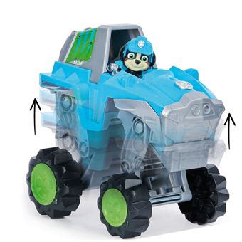 PAT PATROUILLE VEHICULE FIGURINE DELUXE RUBEN DINO RESCUE Paw